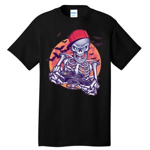 Halloween Video Gamer Skeleton Tall T-Shirt