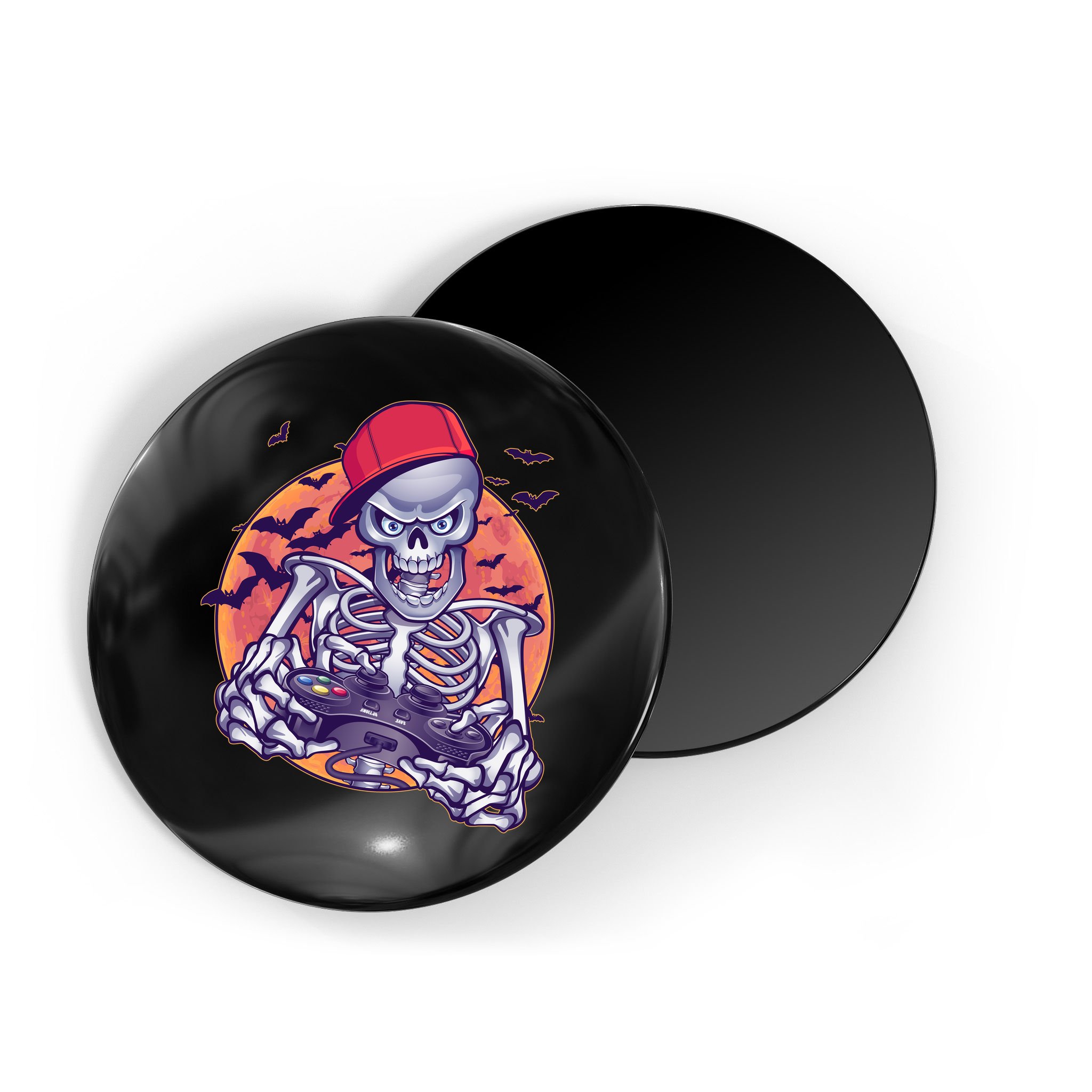 Halloween Video Gamer Skeleton Magnet