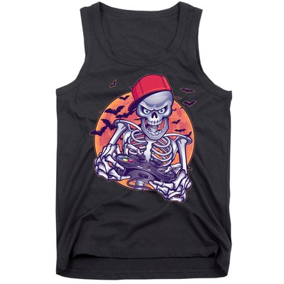 Halloween Video Gamer Skeleton Tank Top