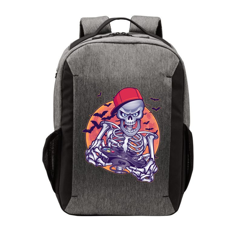 Halloween Video Gamer Skeleton Vector Backpack