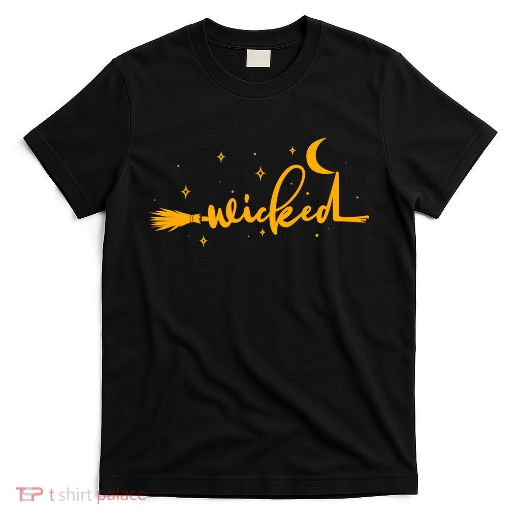 Halloween Wicked Witch Broom T-Shirt