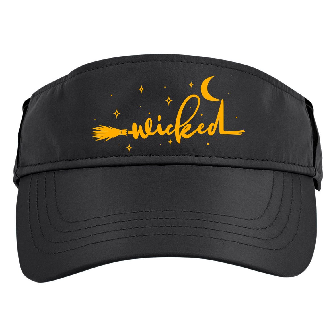 Halloween Wicked Witch Broom Adult Drive Performance Visor