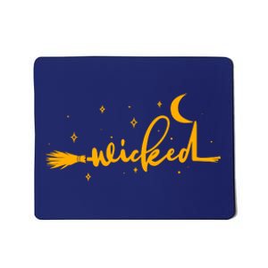 Halloween Wicked Witch Broom Mousepad