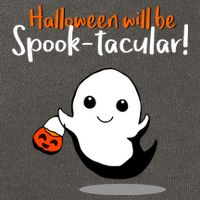Halloween Will Be Spook-Tacular Cotton Canvas Backpack