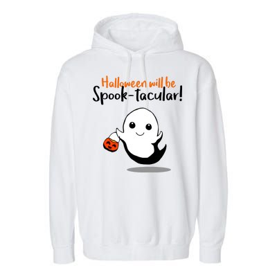 Halloween Will Be Spook-Tacular Garment-Dyed Fleece Hoodie