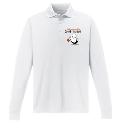 Halloween Will Be Spook-Tacular Performance Long Sleeve Polo