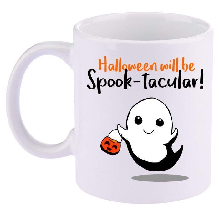 Halloween Will Be Spook-Tacular 11oz C Handle Ceramic Mug