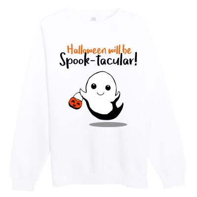 Halloween Will Be Spook-Tacular Premium Crewneck Sweatshirt