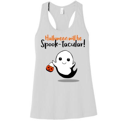 Halloween Will Be Spook-Tacular Women's Racerback Tank