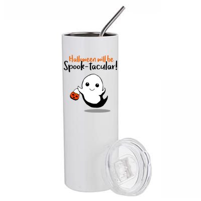 Halloween Will Be Spook-Tacular Stainless Steel Tumbler