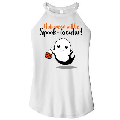 Halloween Will Be Spook-Tacular Women's Perfect Tri Rocker Tank