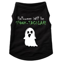 Halloween Will Be Spooktacular Ghost Doggie Tank