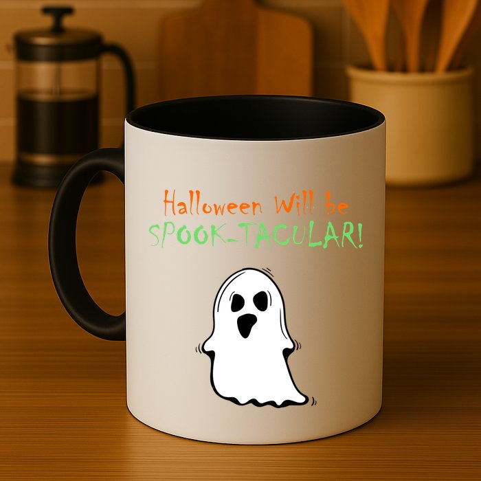 Halloween Will Be Spooktacular Ghost Mug