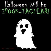 Halloween Will Be Spooktacular Ghost Poster