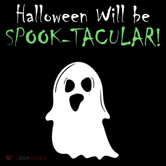 Halloween Will Be Spooktacular Ghost Poster