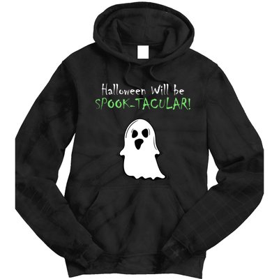 Halloween Will Be Spooktacular Ghost Tie Dye Hoodie