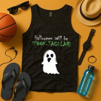 Halloween Will Be Spooktacular Ghost Tank Top