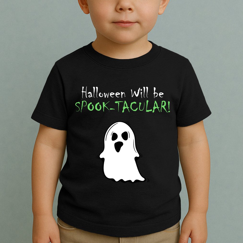 Halloween Will Be Spooktacular Ghost Toddler T-Shirt