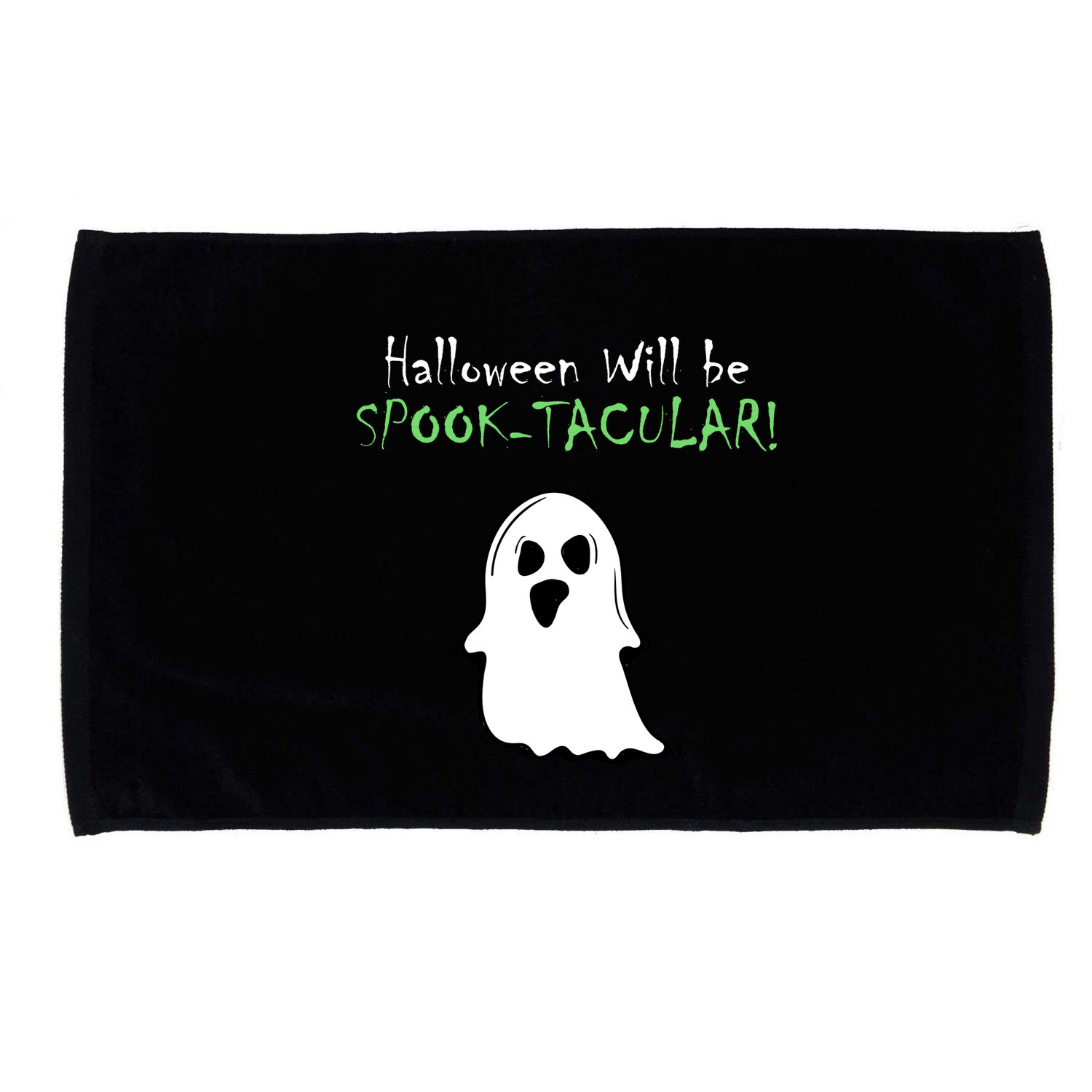 Halloween Will Be Spooktacular Ghost Microfiber Hand Towel
