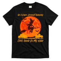 Halloween Witch On A Dark Desert Highway T-Shirt