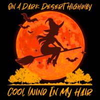 Halloween Witch On A Dark Desert Highway 7-Panel Snapback Hat