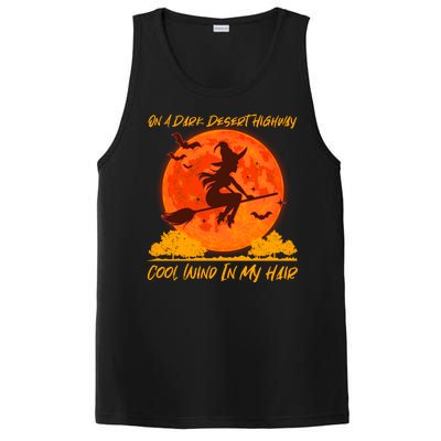 Halloween Witch On A Dark Desert Highway PosiCharge Competitor Tank