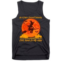 Halloween Witch On A Dark Desert Highway Tank Top