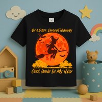 Halloween Witch On A Dark Desert Highway Toddler T-Shirt