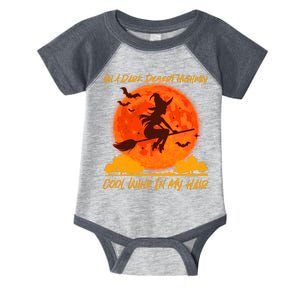 Halloween Witch On A Dark Desert Highway Infant Baby Jersey Bodysuit