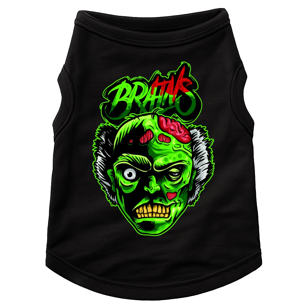 Halloween Zombie Brains Doggie Tank
