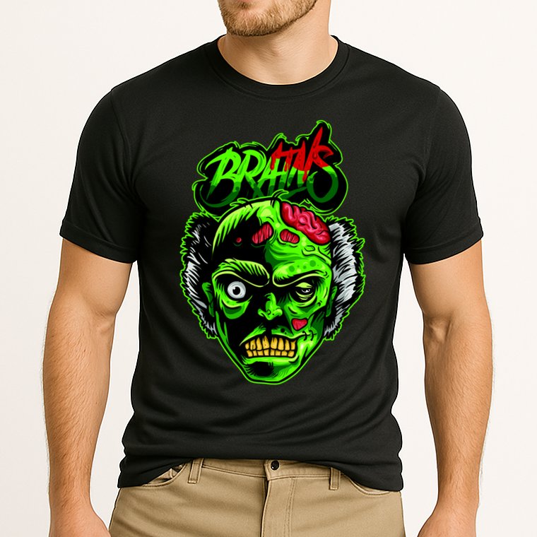 Halloween Zombie Brains Performance Shirt