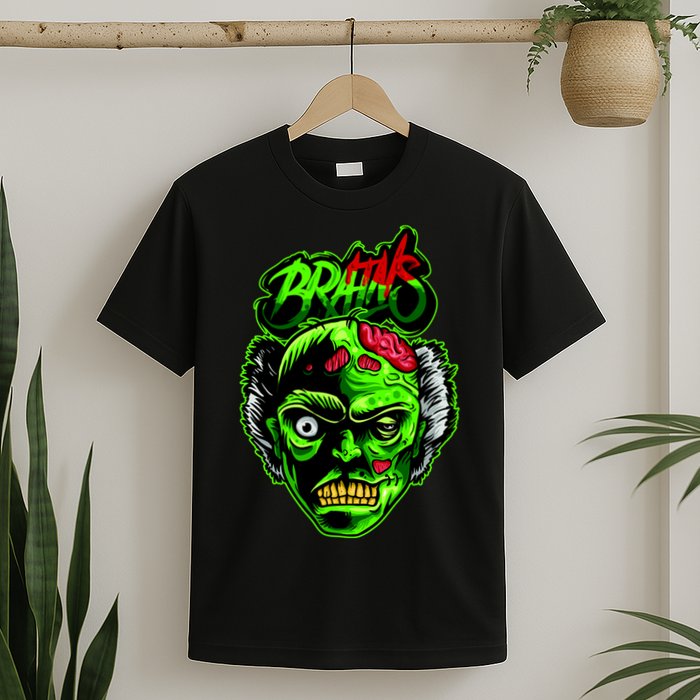 Halloween Zombie Brains T-Shirt
