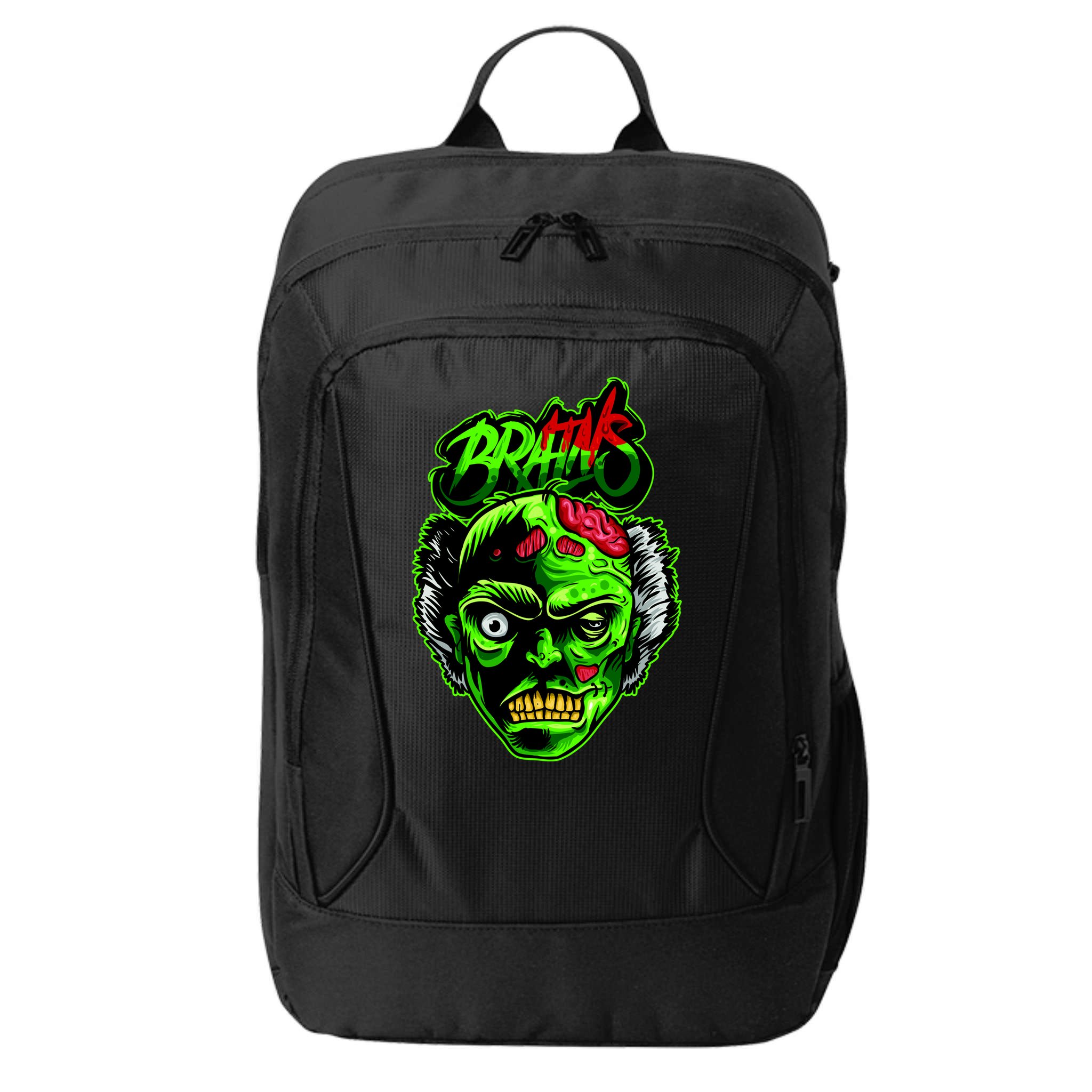 Halloween Zombie Brains City Backpack