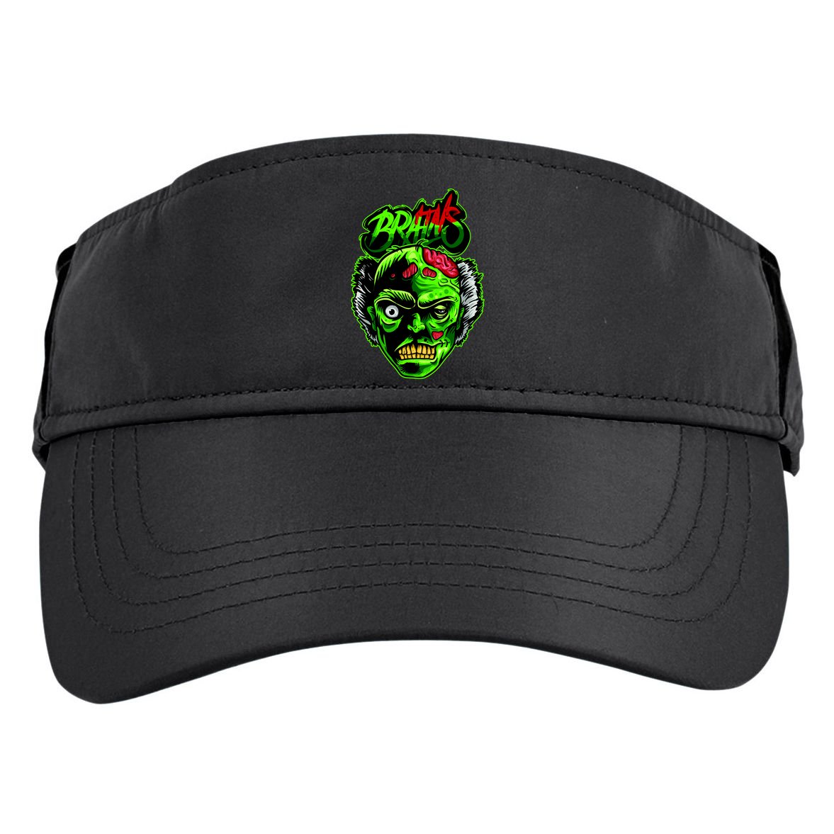Halloween Zombie Brains Adult Drive Performance Visor