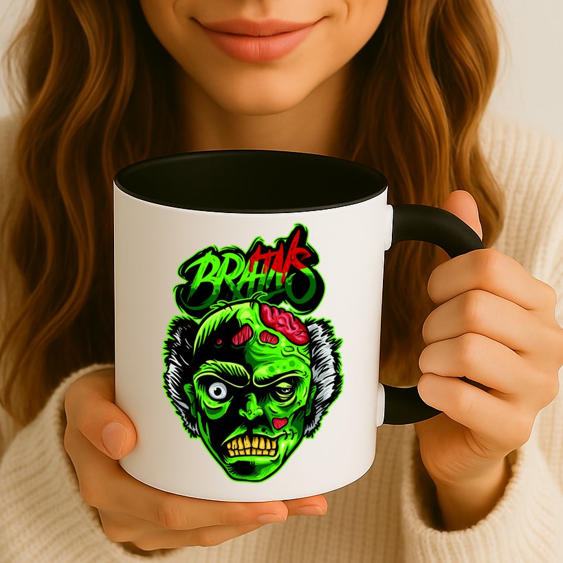 Halloween Zombie Brains Mug