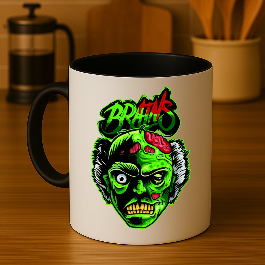 Halloween Zombie Brains Mug