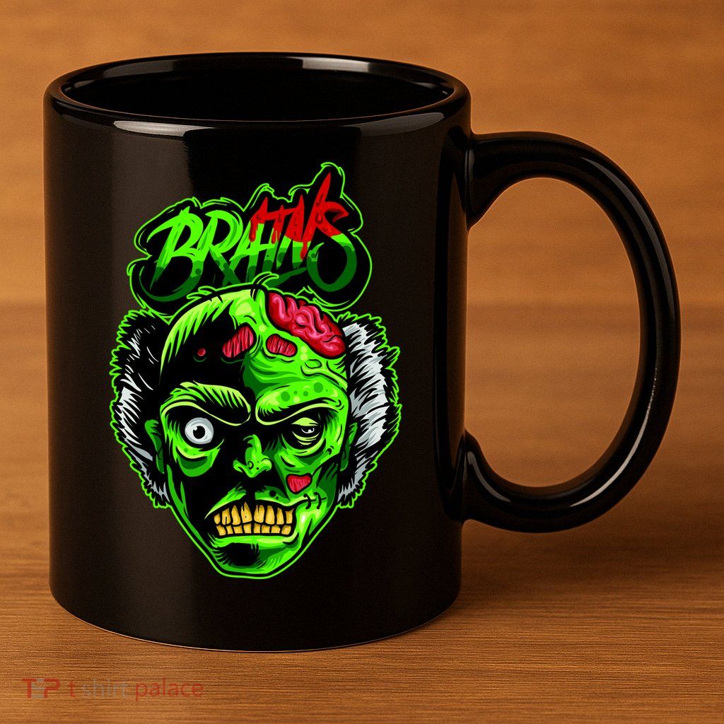 Halloween Zombie Brains 11oz C Handle Ceramic Mug