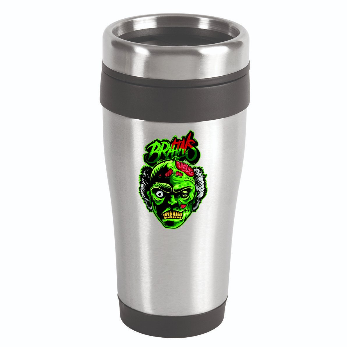 Halloween Zombie Brains 16oz Travel Tumbler