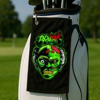 Halloween Zombie Brains Golf Towel