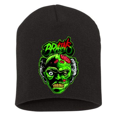 Halloween Zombie Brains Short Acrylic Beanie