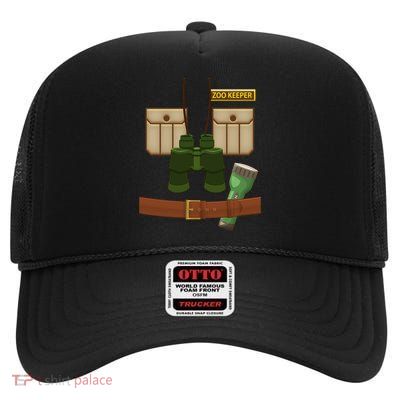 Halloween Zookeeper Costume High Crown Mesh Back Trucker Hat