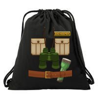 Halloween Zookeeper Costume Drawstring Bag