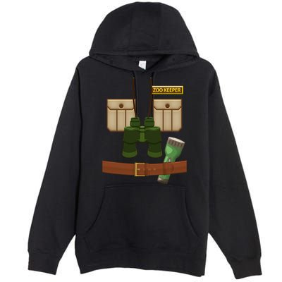Halloween Zookeeper Costume Premium Pullover Hoodie