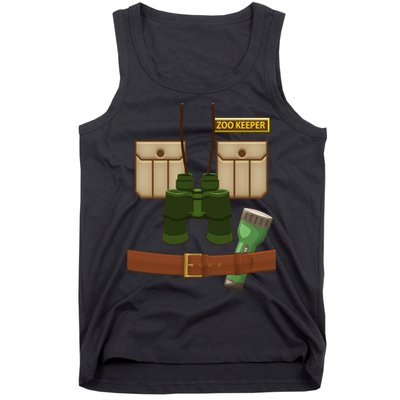 Halloween Zookeeper Costume Tank Top
