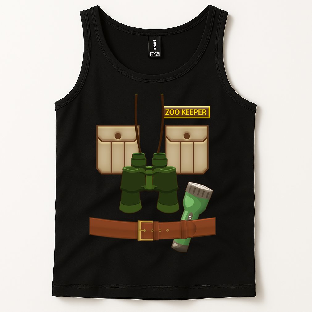 Halloween Zookeeper Costume Tank Top