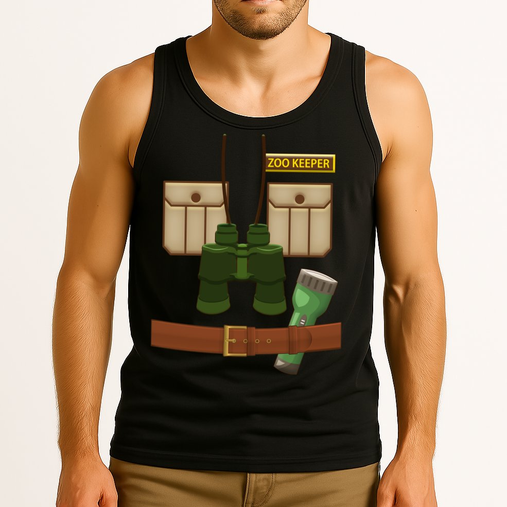 Halloween Zookeeper Costume Tank Top