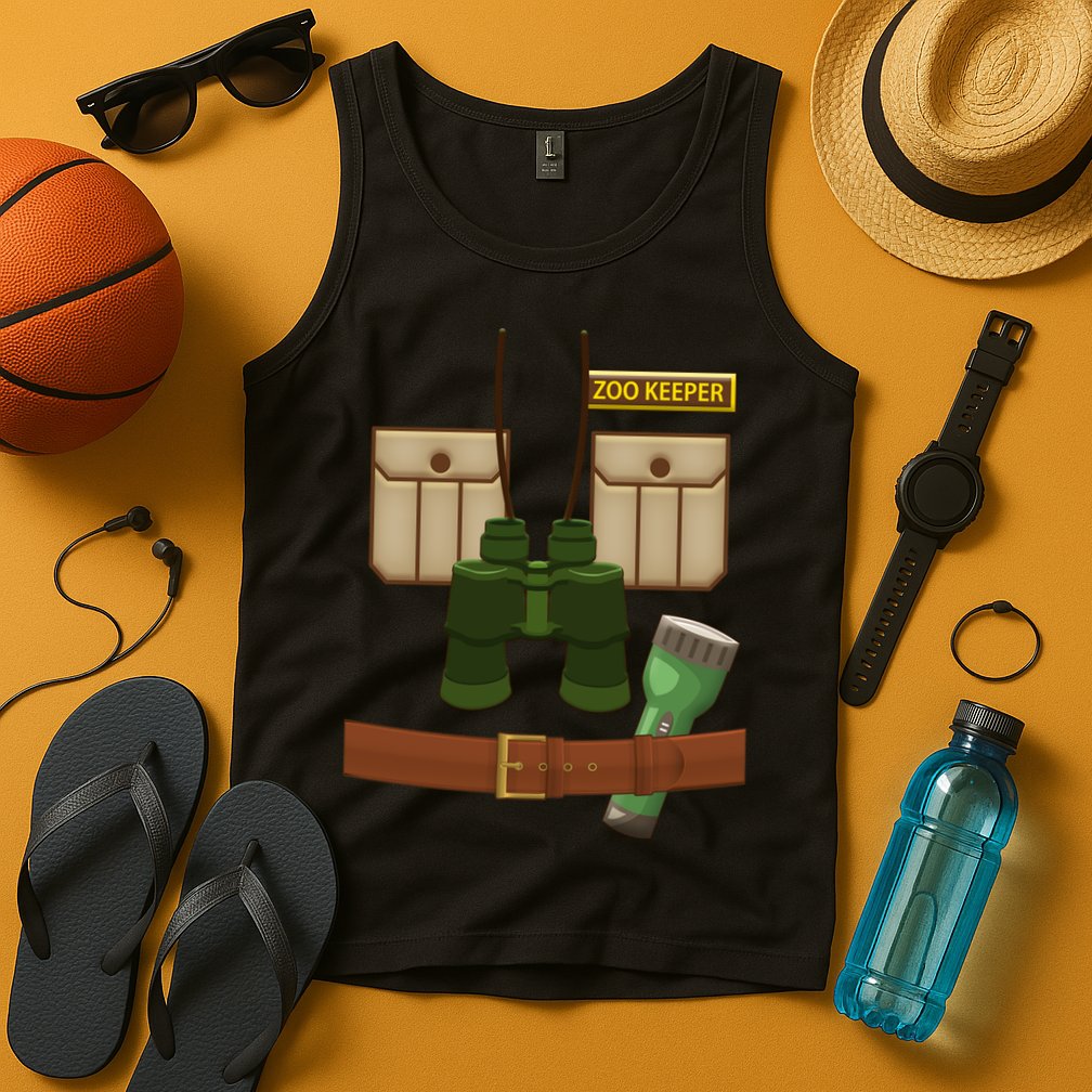 Halloween Zookeeper Costume Tank Top