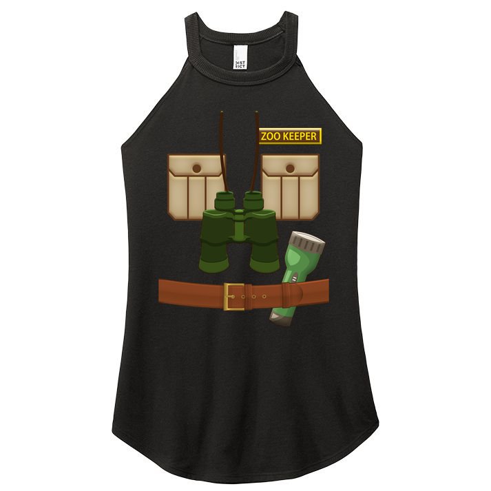Halloween Zookeeper Costume Women's Perfect Tri Rocker Tank