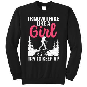 Hiking Art Mountaineer Hiking Lover Sweatshirt