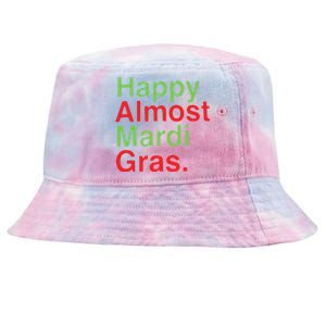 Happy Almost Mardi Gras Tie-Dyed Bucket Hat